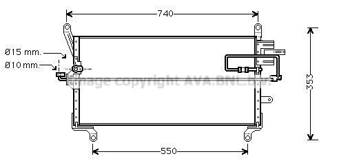 AVA QUALITY COOLING Конденсатор, кондиционер FT5178D